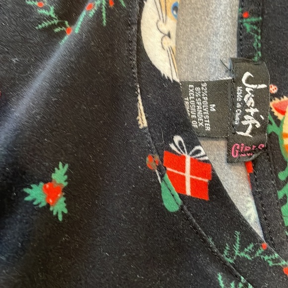 Christmas cat tshirt - Picture 2 of 3